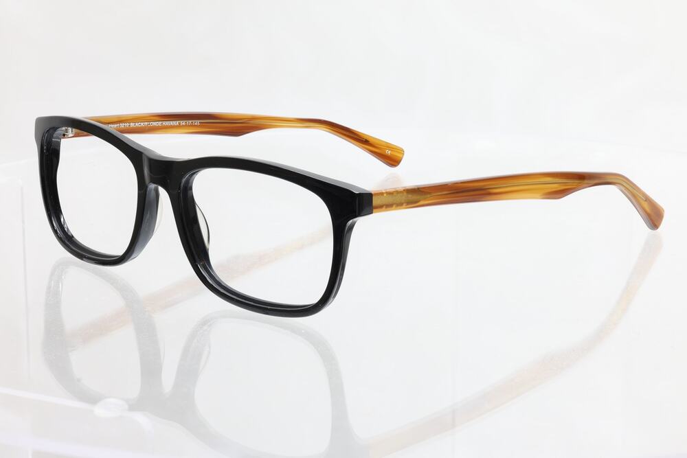 Heart 3210 Black/Blonde Havana 54-17-145mm Eyeglass FRAMES ONLY - GOOD CONDITION